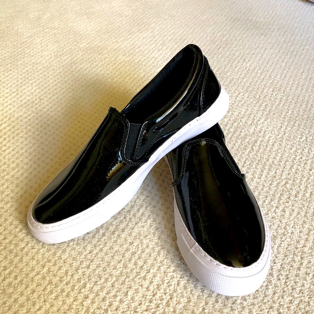 Patent Sneaker - Slip On